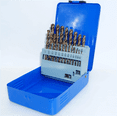 thumbnail image 1 of 5% Cobalt Drill bits Set（1/16-3/8 inch 21PCS) M35 High Speed Steel Carbide Drill Set for Stainless Steel, Hard Metal, Cast Iron, Plastic and Wood, 1 of 4