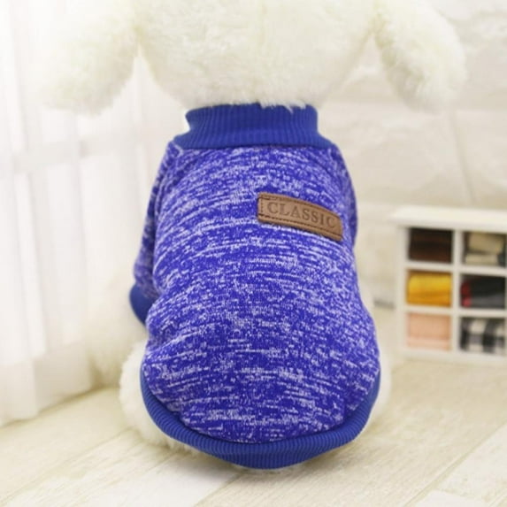 5 Color Autumn Winter Clothes For Pet Dogs Soft Comfortable Woolen Wram Fashion Classic Sweater Dog's Clothes