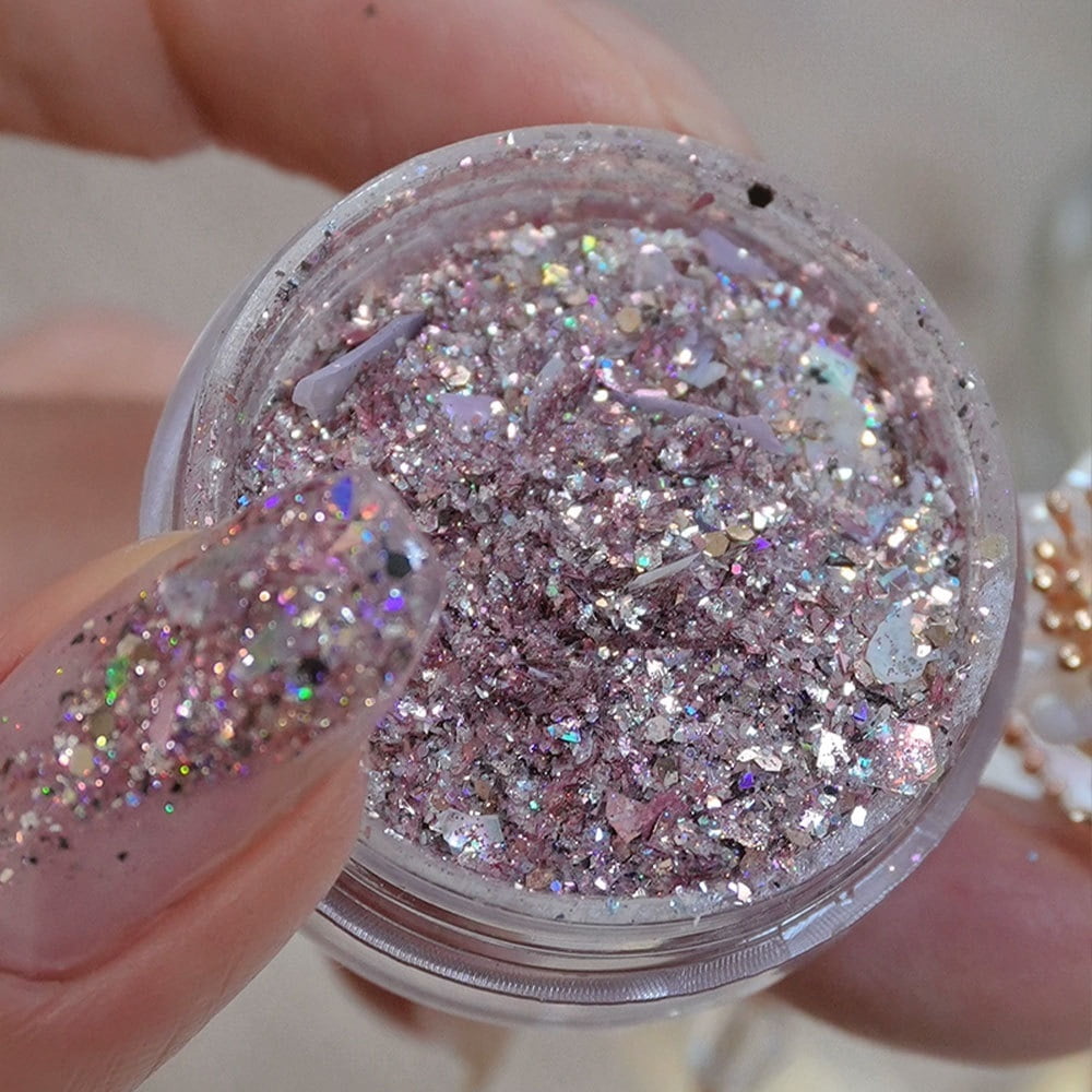 3 Color Sign Design 5-Color Glitter Nail Powder Set for Stunning Nail Art Designs - Walmart.com