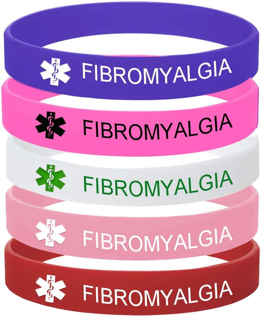 5 Color PackPersonalized Engraved Medical Alert ID Jewelry Food Drug