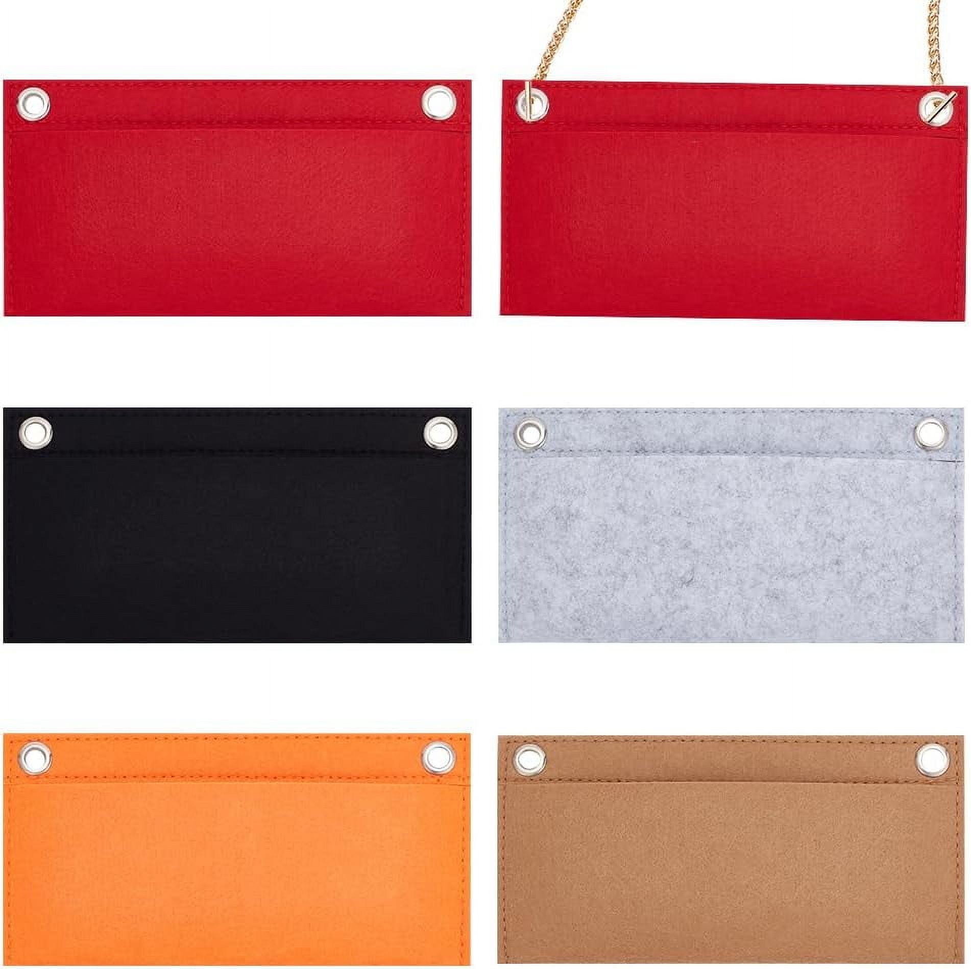 5 Colors Felt Purse Organizer Insert Rectangle Envelope Crossbody ...