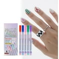 thumbnail image 1 of 5 Colors Nail Pens For Nail Art,Nail Art Pens Set, 2025 New Nail Art Markers Polish Pen for 3D Nail Art, Nail Art Tools for Graffiti Dotting Drawing Painting Point Liner Diy, 1 of 7
