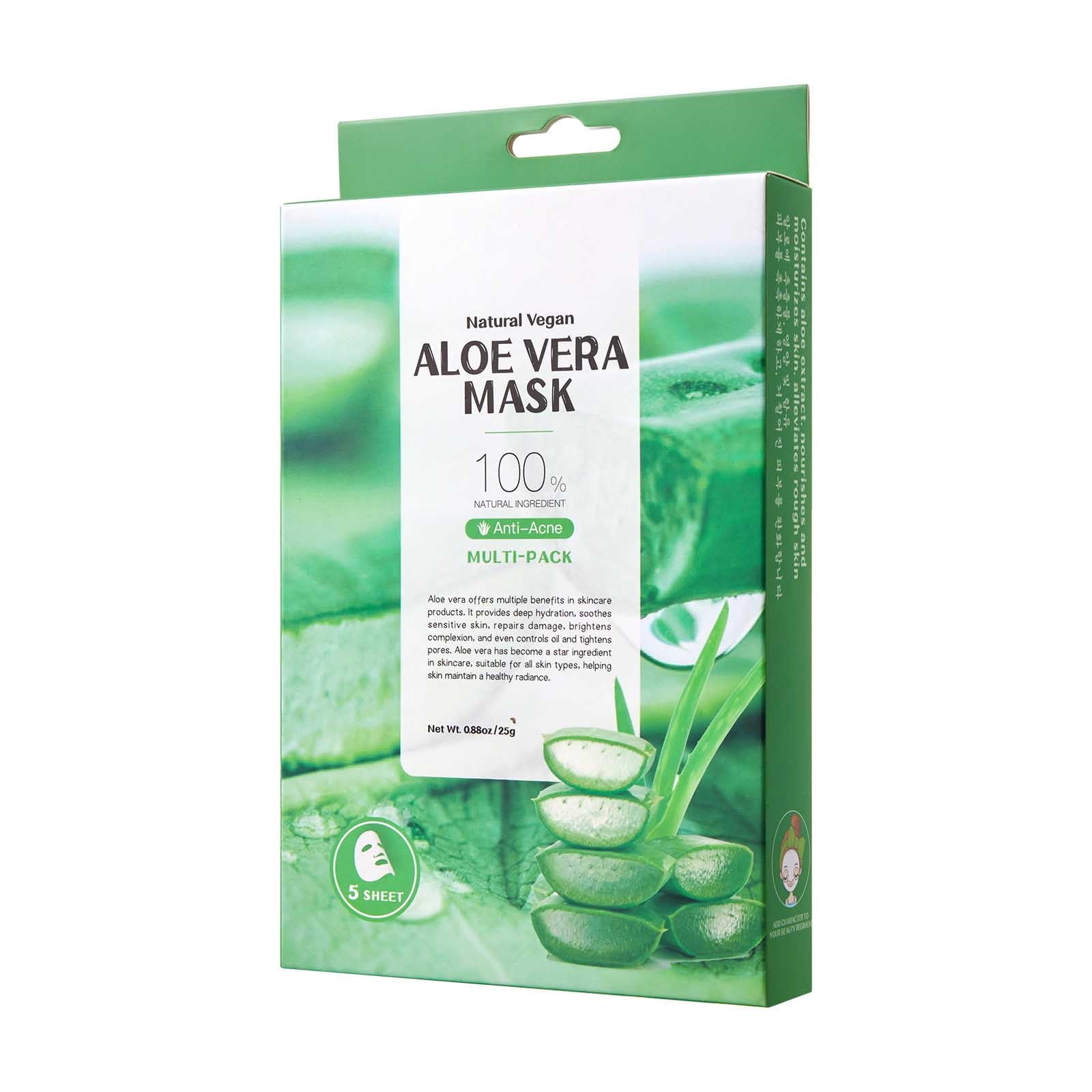 5 Combo Pack Collagen Korean Face Hydrating&Soothing Facial With