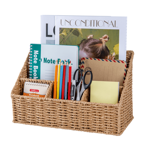 5-Compartment Mail Organizer