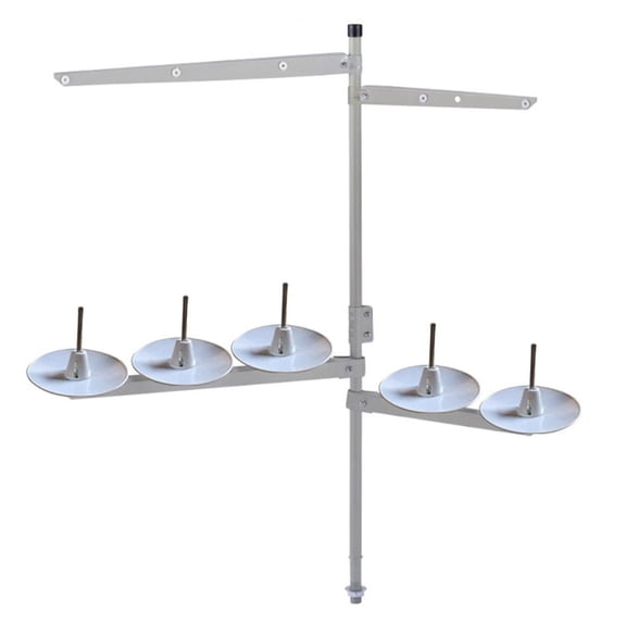5 Cone and Spool Stand Thread Holder with Sturdy Base, for Industrial Sewing Machines