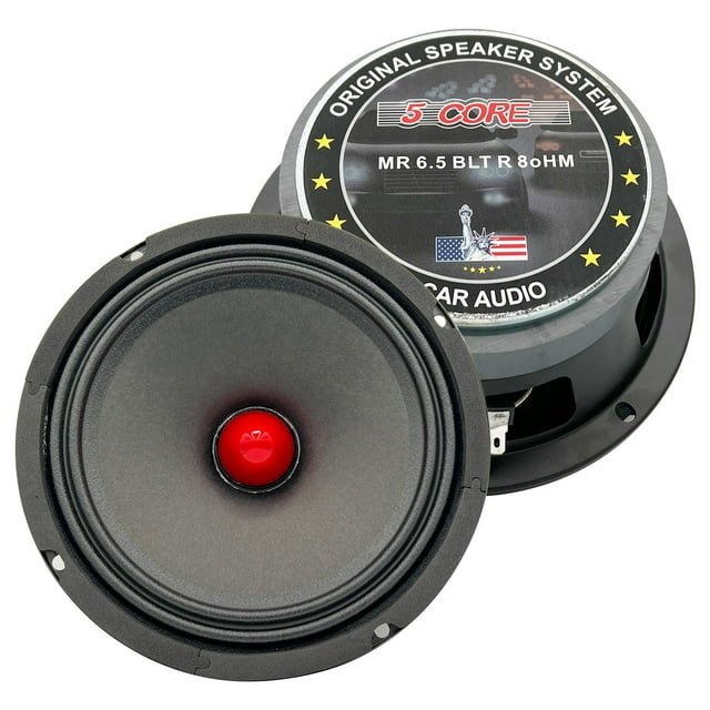 5 Core 6.5 Car Audio Speakers with Bullet 500 W 8 Ohm MidRange