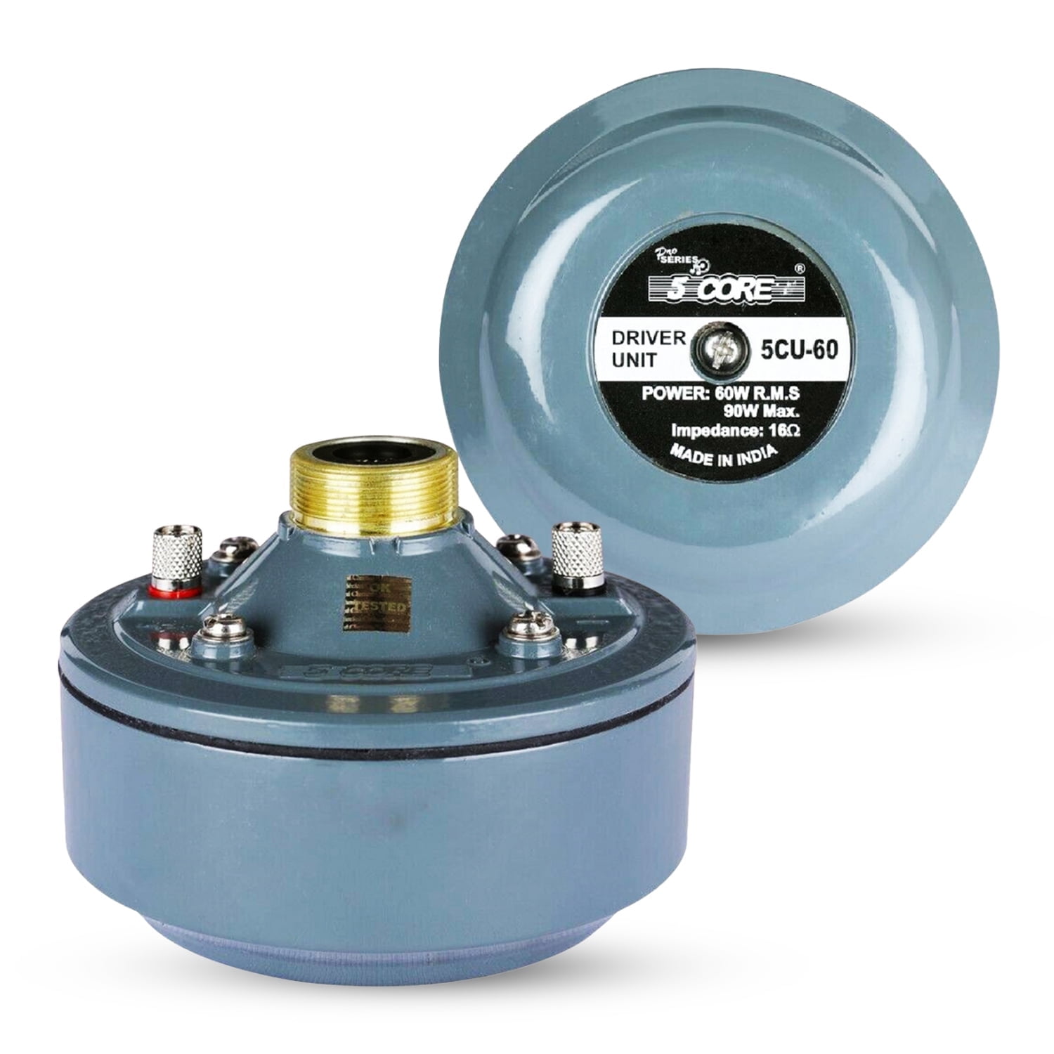 5 Core 60 Watt RMS (600W PMPO) 16 ohms Speaker Compression Driver