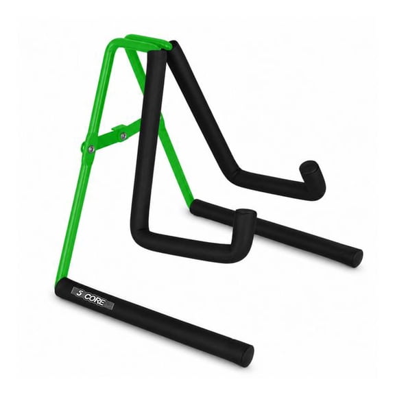 5 Core A-Frame Metal Ukulele Stand with Soft Padded Arms, Universal Holder for Ukulele, Banjo, Mini Guitar & Violin