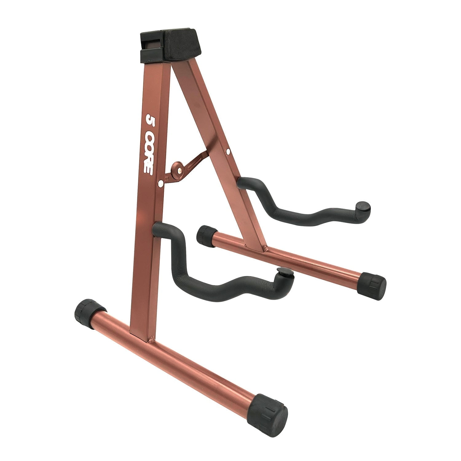 5 Core Guitar Stand A Frame w Soft Foam Arm Non Slip Rubber for Acoustic Electric Bass Ukulele
