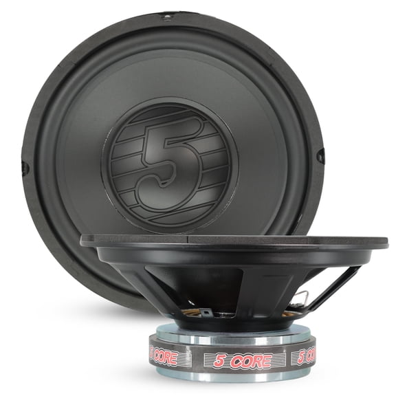 5 Core Car Subwoofer 10" 3000W Pro Audio Deep Bass Component Sub Woofer 4Ohm Replacement Speaker