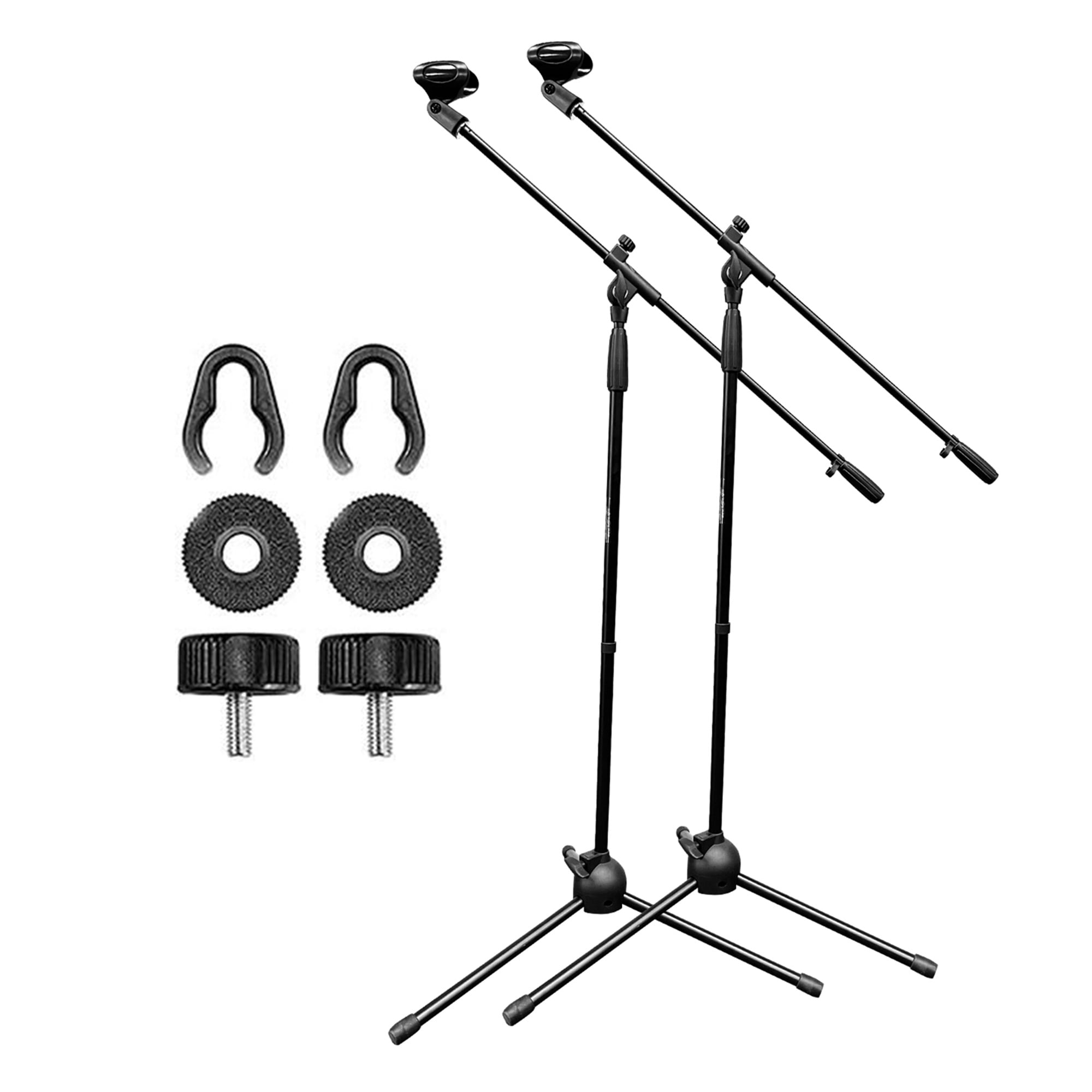 5 Core Foldable Tripod Microphone Stand Universal Mic Mount and Height Adjustable from 36 to