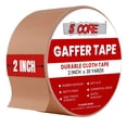 thumbnail image 1 of 5 Core Gaffers Tape 2 Inch 30 Yards Professional Brown Pro Gaff Tape Non Reflective Water Resistant, 1 of 11