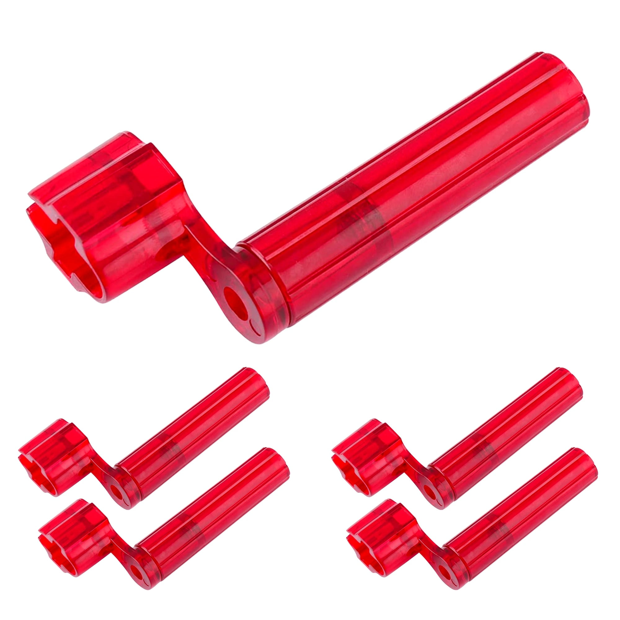 Guitar String Winder Red Five pieces Professional Guitar Peg Winder
