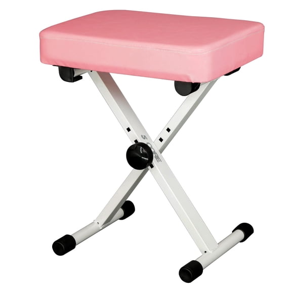 5 Core Keyboard Bench X Style Piano Stool Heavy Duty Adjustable Keyboards Chair