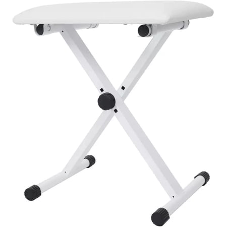 5 Core Keyboard Bench 2 Inch Padded Cushioned Piano Stool Height Adjustable 19" Guitar Seat Portable