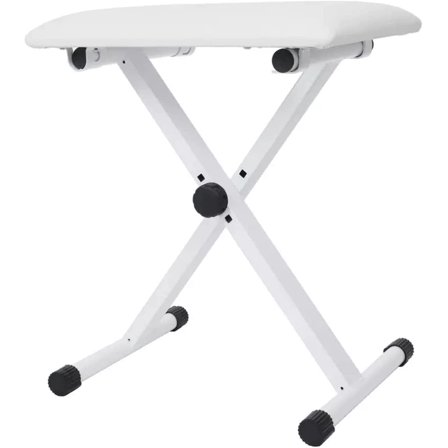 5 Core Keyboard Bench 2 Inch Padded Cushioned Piano Stool Height Adjustable 19" Guitar Seat Portable