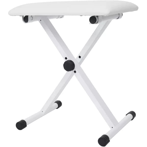 5 Core Keyboard Bench 2 Inch Padded Cushioned Piano Stool Height Adjustable 19" Guitar Seat Portable