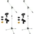 thumbnail image 1 of 5Core Tripod Mic Stand 2Pcs Adjustable Holder Floor Microphone Boom Arm, 1 of 6