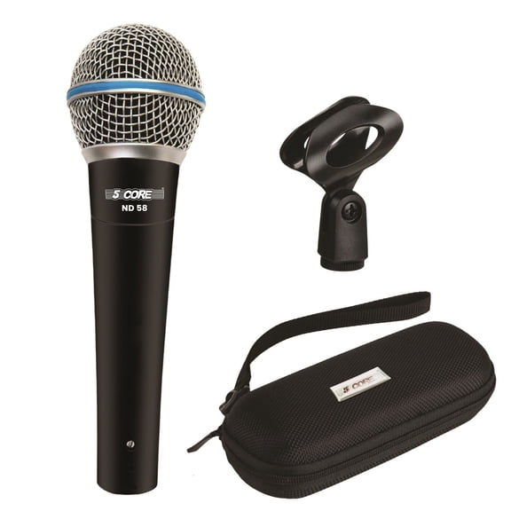 5 Core Microphone Professional Dynamic Mic Karaoke Singing XLR Wired Micrfono