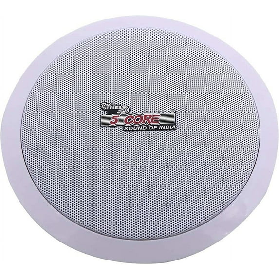 5 Core Premium 6.5 Inch Ceiling Speaker Outdoor Speaker Wired Waterproof Ceiling System in Wall/in Ceiling Mounted Indoor Outside Patio Backyard Surround Sound Home Exterior CL 6.5-02