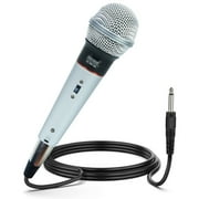 5 Core Premium Vocal Dynamic Cardioid Handheld Microphone Unidirectional Mic with 12ft Detachable XLR Cable to ¼ inch Audio Jack and On/Off Switch for Karaoke Singing (PM 305)