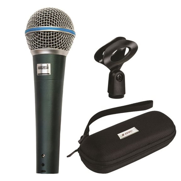 5 Core Professional XLR Wired Dynamic Microphone, Vocal Mic for Karaoke, Live Singing & Stage Performance