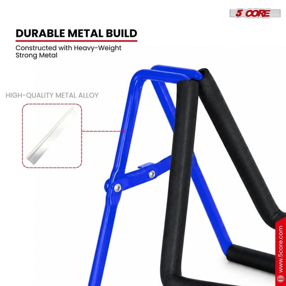 5 Core Ukulele Stand A Frame Metal Body w Soft Padded Arms Support Banjo Ukuleles Mini Guitar Violin