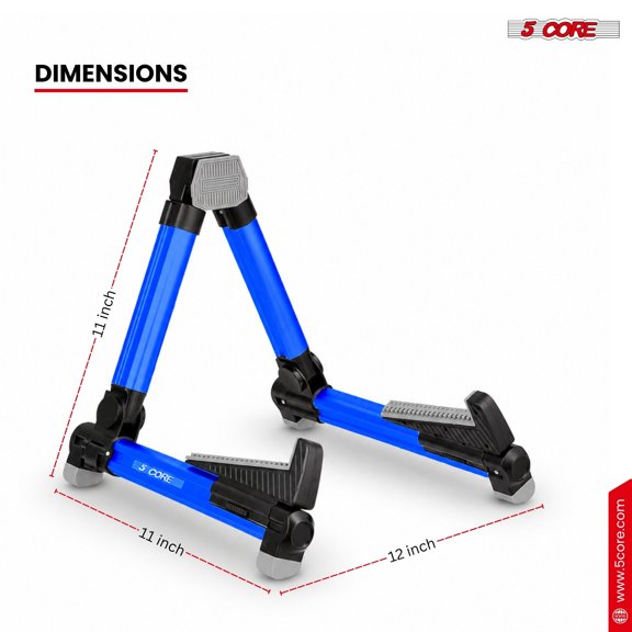 5 Core Ukulele Stand A Frame Metal Body w Soft Padded Arms Support Banjo Ukuleles Mini Guitar Violin