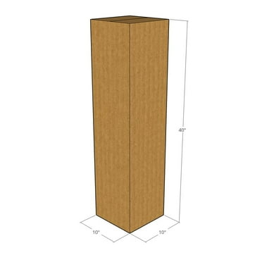 5 Corrugated Boxes 10x10x40 32 ECT - New for Packing or Shipping Needs