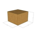 thumbnail image 1 of 10x10x7 Kraft Brown Corrugated Shipping Boxes, 32 ECT Single-Wall, Qty 5, 1 of 3