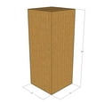 thumbnail image 1 of 12x12x30 Kraft Brown Corrugated Shipping Boxes, 32 ECT Single-Wall, Qty 5, 1 of 3