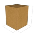 thumbnail image 1 of 14x14x18 Kraft Brown Corrugated Shipping Boxes, 32 ECT Single-Wall, Qty 5, 1 of 3