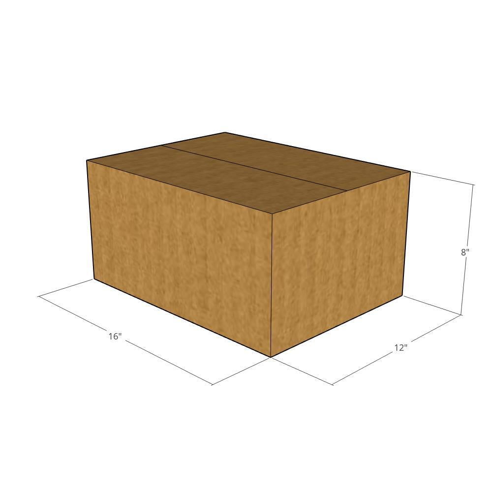 Lagerkarton Grainger Approved Grainger Approved Versandkarton 55NM63 | Größe 16x12x8 Zoll, 25er Pack, Für Den Versand Pakete Für Versand