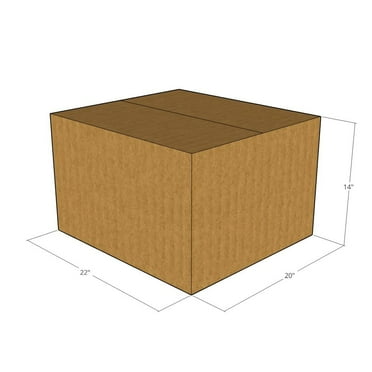 5 Corrugated Boxes 22x20x14 32 ECT - New for Packing or Shipping Needs