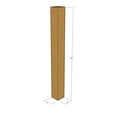 thumbnail image 1 of 4x4x40 Kraft Brown Corrugated Shipping Boxes, 32 ECT Single-Wall, Qty 5, 1 of 3