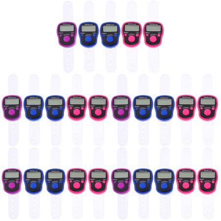 5 Count Auto Clicker Manual Digital Tally Counter Counters Colorful