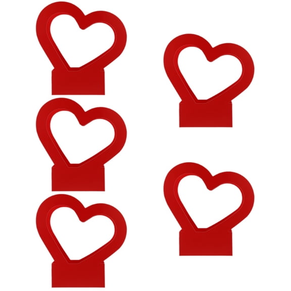5 Pack Basket Love Suitcase Paper Flower Heart Shaped Boxes for Valentine’s Day or Special Occasions