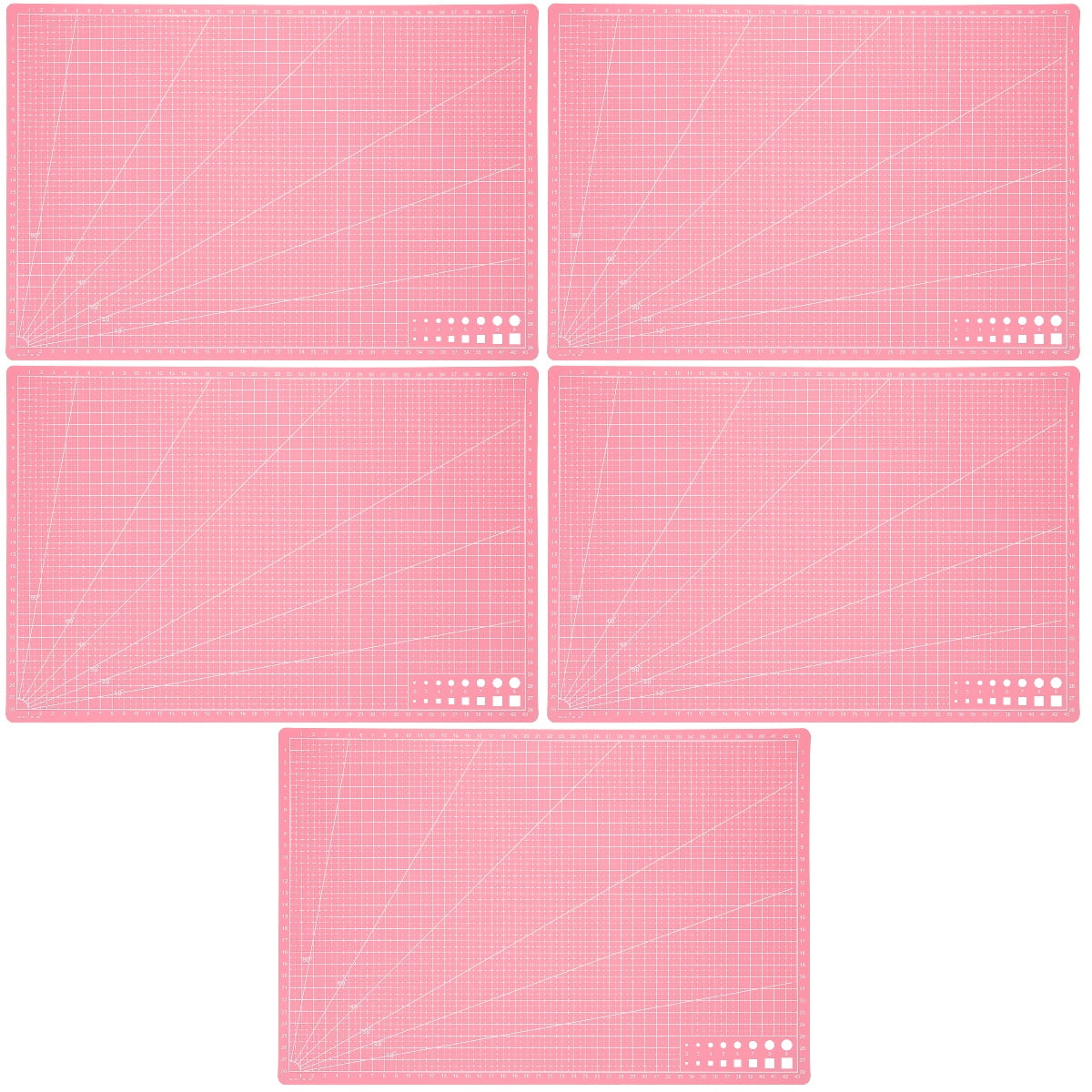5 Count Cutting Backing Flexible Board Rotating Mat Pink Large Crafts
