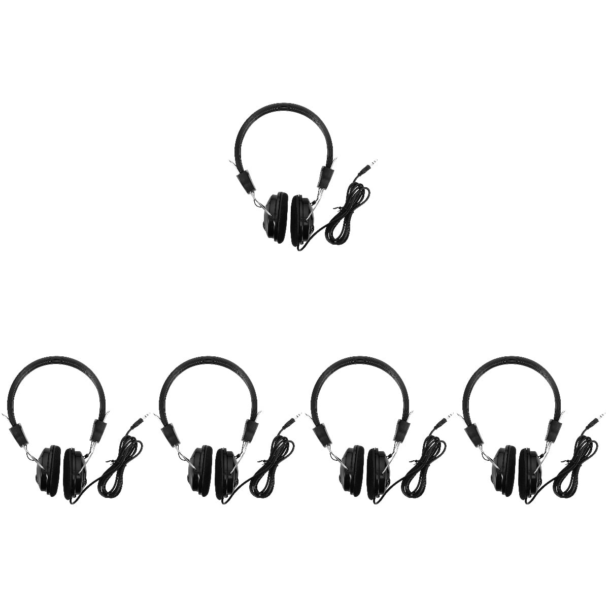 5 Count Detector Headset Headphones Product Earphones Headsets Black