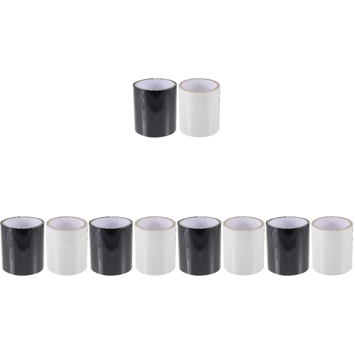 5 Count Dual-use Headband Clear Double Sided Tape Duct Cut to Size Kitchen