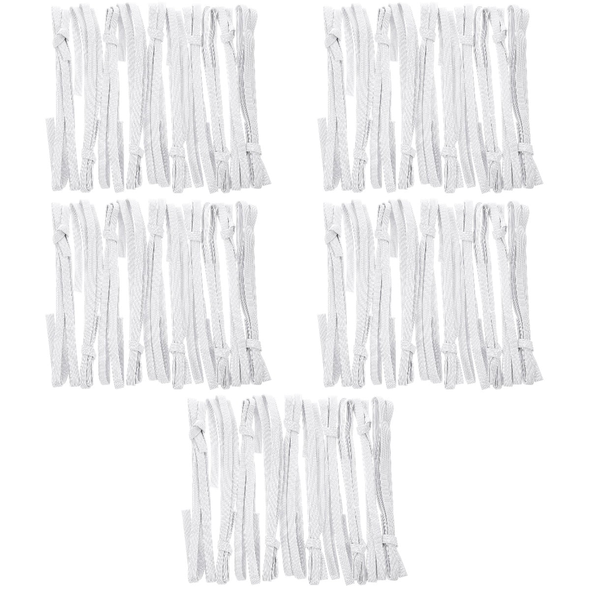 5 Count Elastic Bands Office Clear Rubber Stretchable