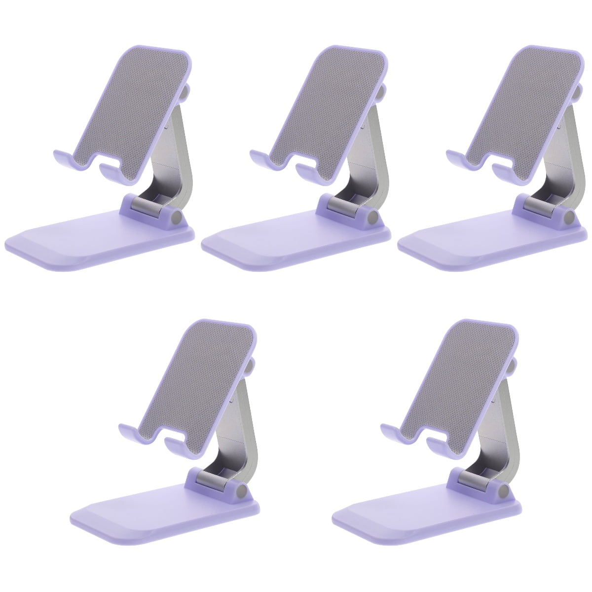 5 Count Folding Mobile Phone Stand Tablet Holder Cell Holders Tabletop