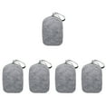 thumbnail image 1 of 5 Count Glasses Bag VR Storage Pouch Travel Tech Organizer Hard Case Grey, 1 of 8