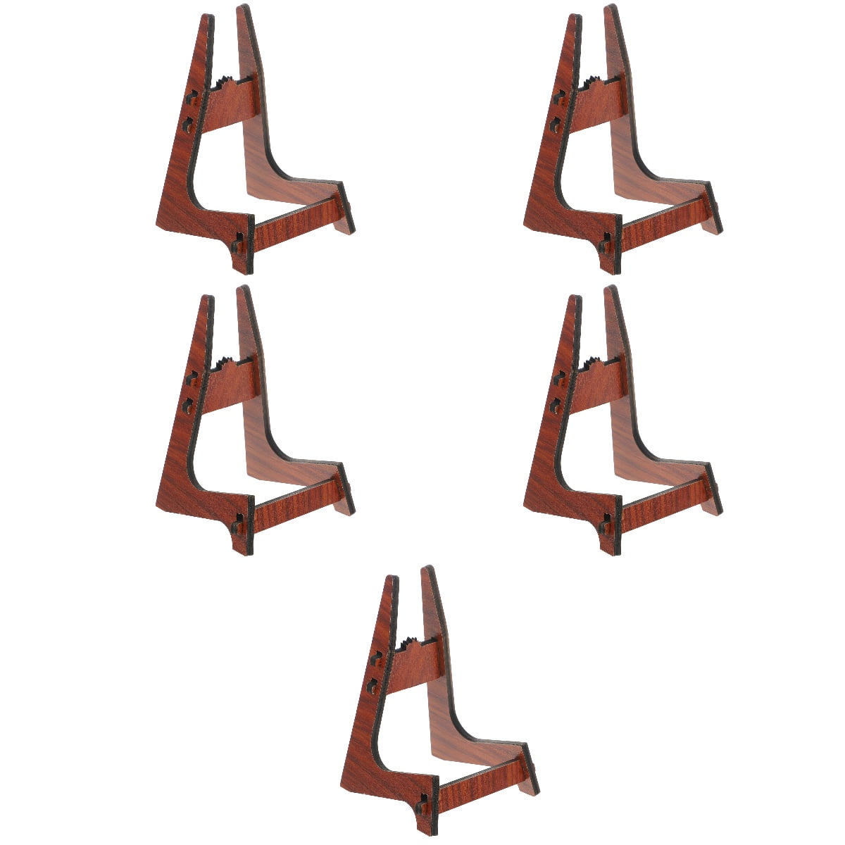 5 Count Guitar Stand Accessories Shelf Hanger Rack Guitars Brown