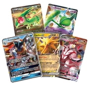 5 Count Holographic Jumbo Trading Card Lot – Compatible with Pokémon TCG – No Duplicates