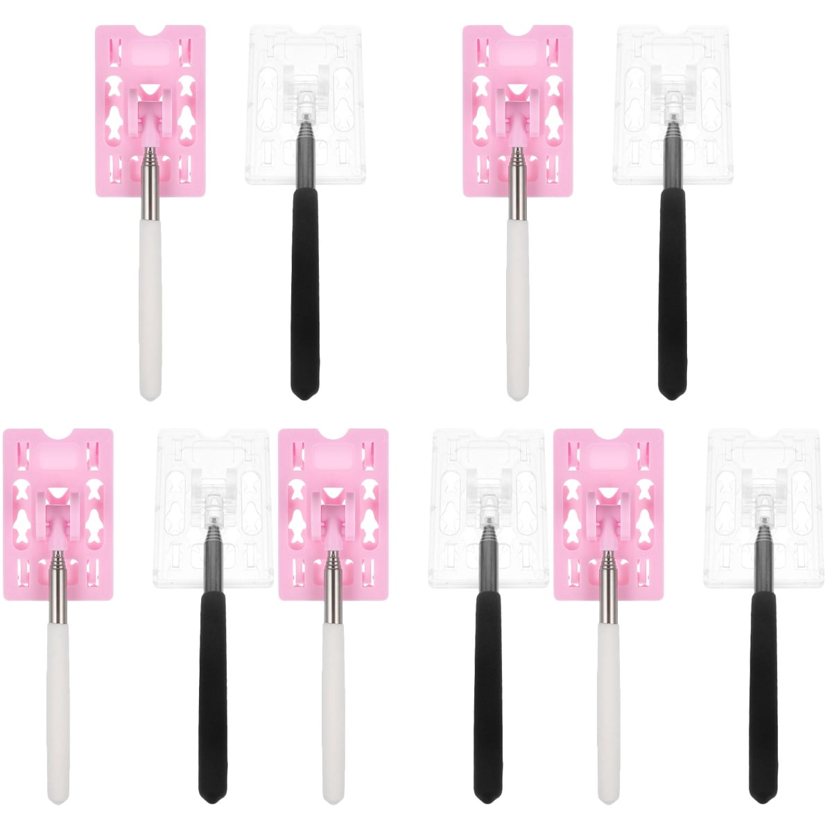 Check Rod 5 Count Parking Check Rod (pink + Pure White) Card Stick - Walmart.com