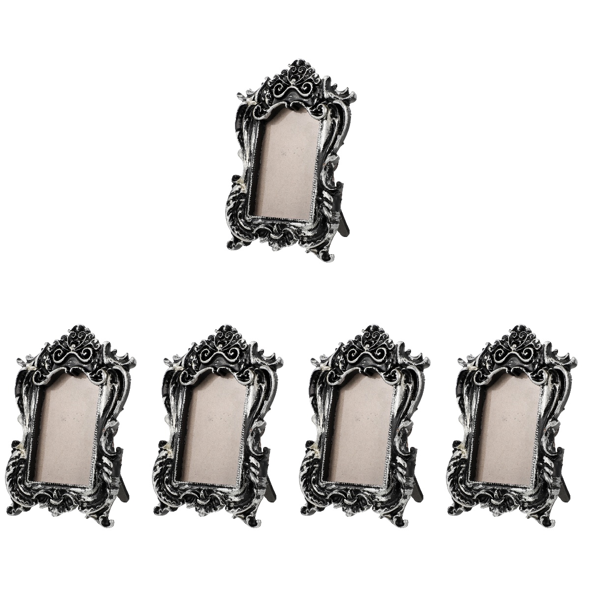 5 Count Photo Frame Display Shelf Vintage Frames Romantic Decor Photo