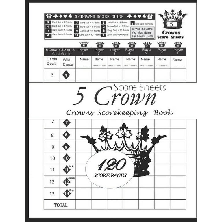 Five Crowns Score Sheet Printable Score Sheet Digital, 41 OFF