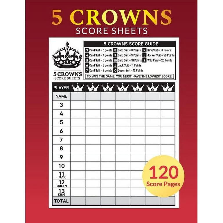 Stream episode [DOWNLOAD PDF] 5 Crowns Score Sheets: Large Score Pages for  Scorekeeping, Five Crowns by madysonmccoy podcast