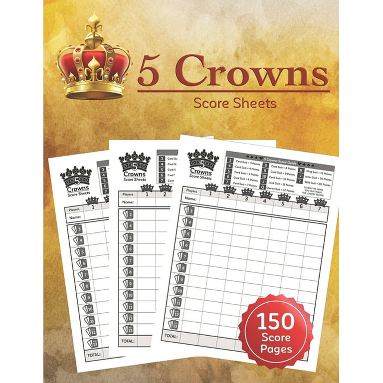 Five Crowns Score Sheets Graphic by OB Design · Creative Fabrica